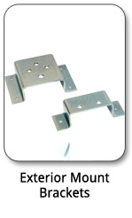 Exterior Mount Brackets, Exterior Mounting Brackets